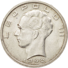 Coin, Belgium, 50 Francs, 50 Frank, 1940, AU(50-53), Silver, KM:122.1