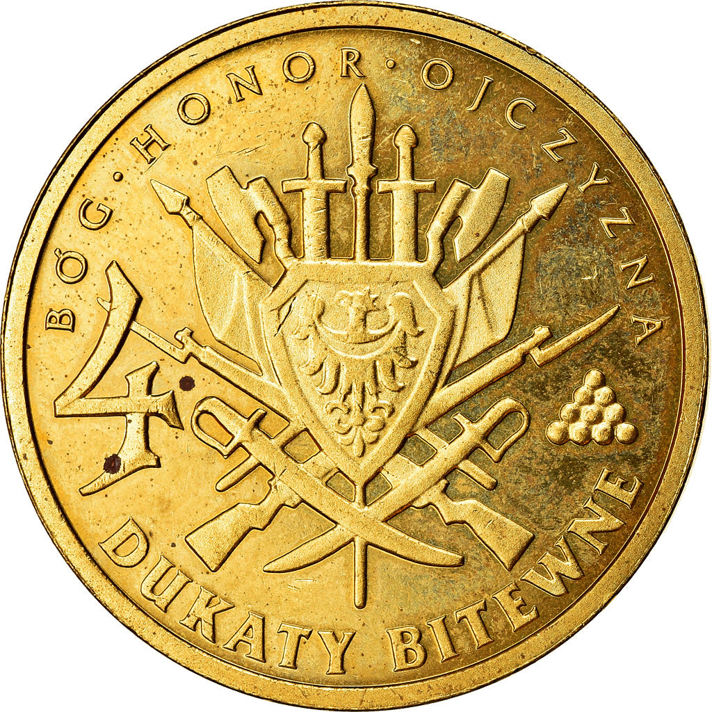 Pologne, 4 dukaty bitewne, 2010, SUP, Laiton