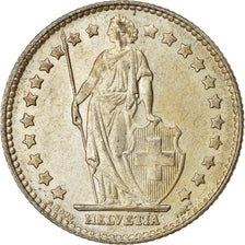 Moneta, Szwajcaria, Franc, 1961, EF(40-45), Srebro, KM:24