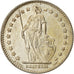 Moneta, Szwajcaria, Franc, 1961, EF(40-45), Srebro, KM:24