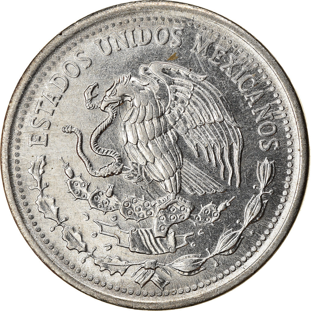 Münze, Mexiko, 50 Centavos, 1983, Mexico City, VZ, Stainless Steel, KM:492