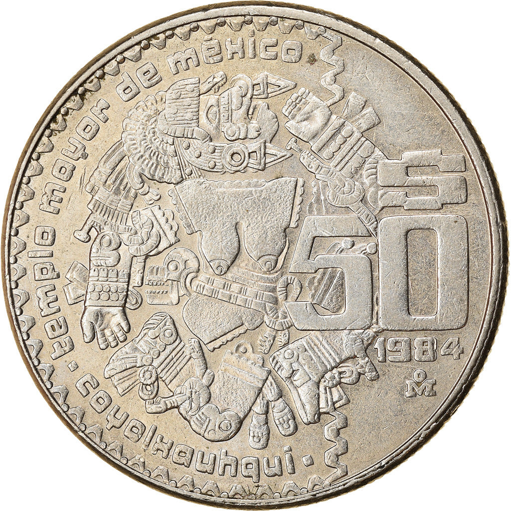 Monnaie, Mexique, 50 Pesos, 1984, Mexico City, TTB, Copper-nickel, KM:490
