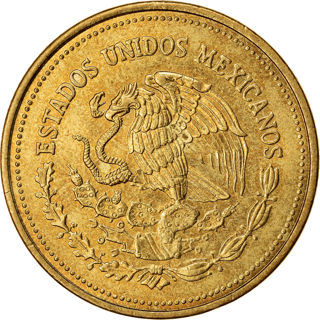 Münze, Mexiko, 1000 Pesos, 1990, Mexico City, SS, Aluminum-Bronze, KM:536