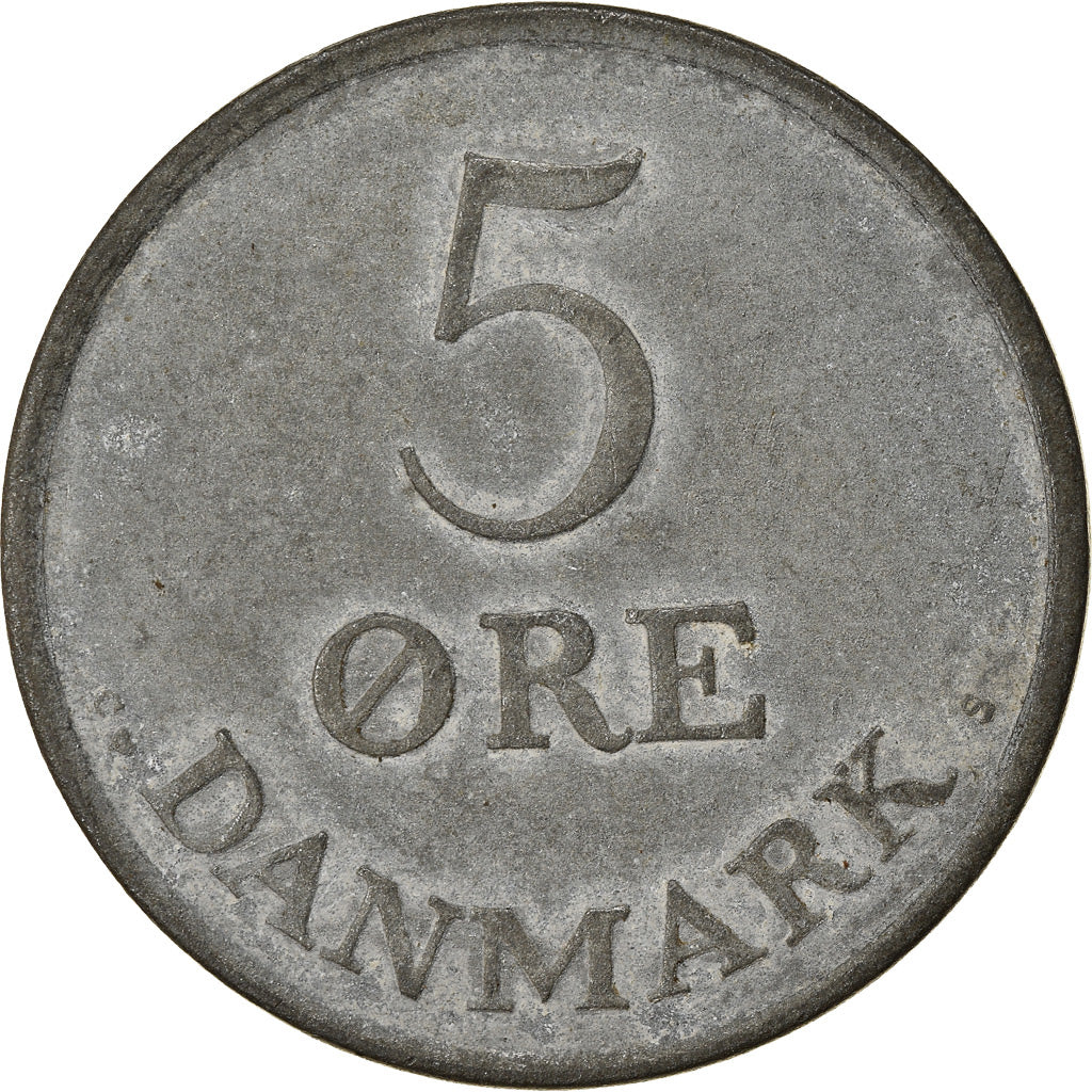 Münze, Dänemark, Frederik IX, 5 Öre, 1961, Copenhagen, SS, Zinc, KM:843.2