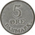 Münze, Dänemark, Frederik IX, 5 Öre, 1961, Copenhagen, SS, Zinc, KM:843.2