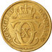 Moneta, Danimarca, Christian X, 2 Kroner, 1924, Copenhagen, BB
