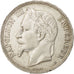 Second Empire, 5 Francs Napoléon III tête laurée, 1867 BB, KM 799.2