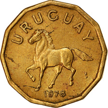 Monnaie, Uruguay, 10 Centesimos, 1976, Santiago, TTB, Aluminum-Bronze, KM:66
