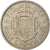 Moeda, Grã-Bretanha, Elizabeth II, 1/2 Crown, 1959, EF(40-45), Cobre-níquel
