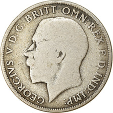 Moeda, Grã-Bretanha, George V, Florin, Two Shillings, 1921, F(12-15), Prata