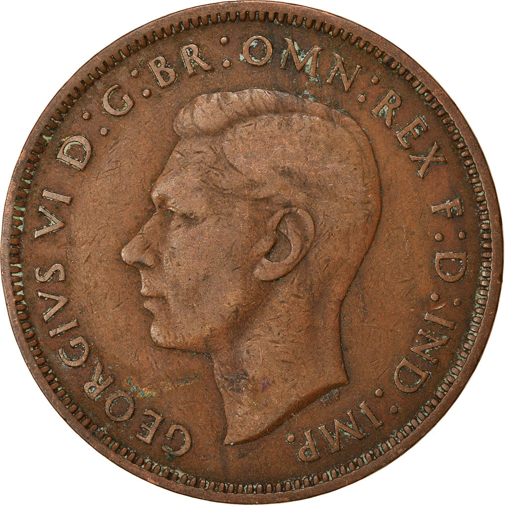 Moneta, Wielka Brytania, George VI, Penny, 1940, VF(30-35), Bronze, KM:845