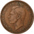 Moneta, Wielka Brytania, George VI, Penny, 1940, VF(30-35), Bronze, KM:845