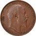 Moeda, Grã-Bretanha, Edward VII, 1/2 Penny, 1906, VF(30-35), Bronze, KM:793.2
