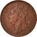 Moneta, Wielka Brytania, George IV, Farthing, 1825, AU(55-58), Miedź, KM:677