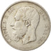 BELGIUM, 5 Francs, 5 Frank, 1869, KM #24, VF(30-35), Silver, 24.82