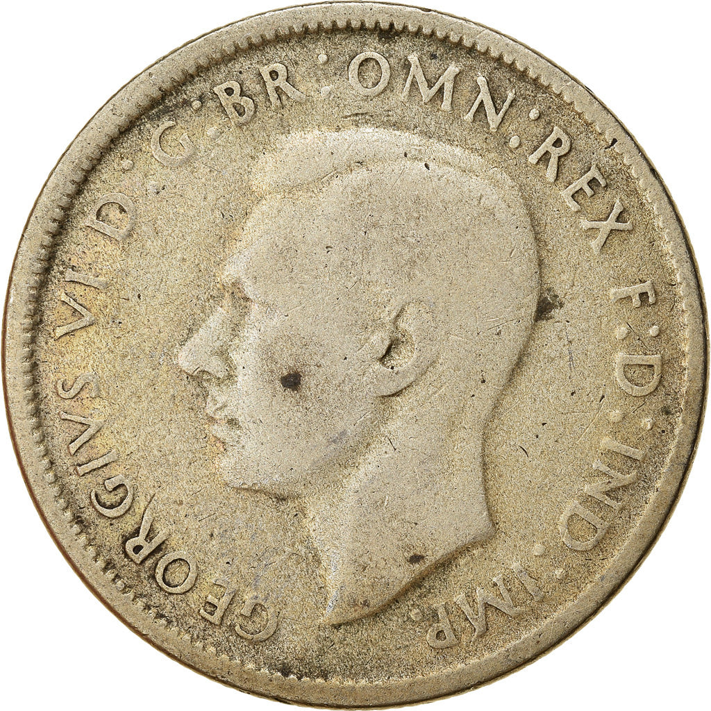 Moneta, Australia, George VI, Florin, 1947, Melbourne, MB, Argento, KM:40a