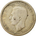 Moneta, Australia, George VI, Florin, 1947, Melbourne, MB, Argento, KM:40a