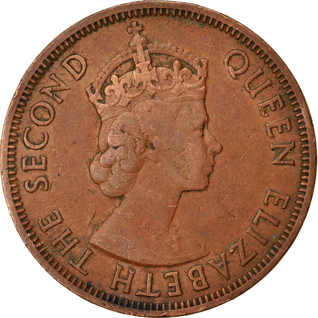 Moneta, Państwa Wschodnich Karaibów, Elizabeth II, Cent, 1962, EF(40-45)