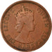 Coin, East Caribbean States, Elizabeth II, Cent, 1962, EF(40-45), Bronze, KM:2