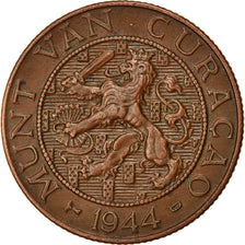 Moneta, Curaçao, 2-1/2 Cents, 1944, Denver, USA, EF(40-45), Bronze, KM:42