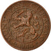 Moneta, Curaçao, 2-1/2 Cents, 1944, Denver, USA, EF(40-45), Bronze, KM:42