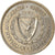 Moneta, Cypr, 50 Mils, 1981, EF(40-45), Miedź-Nikiel, KM:41