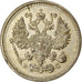 Münze, Russland, Nicholas II, 10 Kopeks, 1914, Saint-Petersburg, SS, Silber