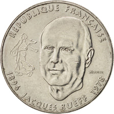 FRANCE, Jacques Rueff, Franc, 1996, KM #1160, MS(60-62), Nickel, 24, Gadoury...