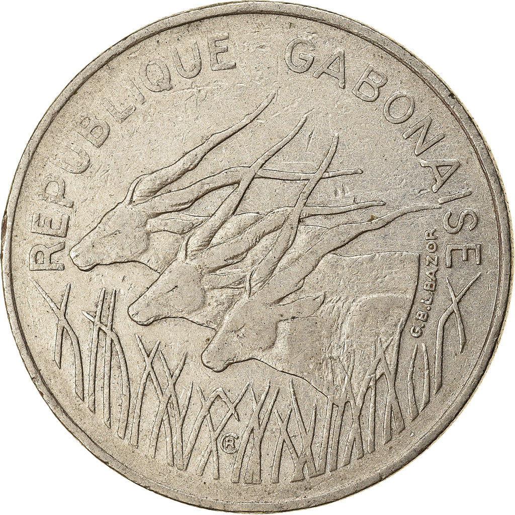 Monnaie, Gabon, 100 Francs, 1975, Paris, TTB, Nickel, KM:13