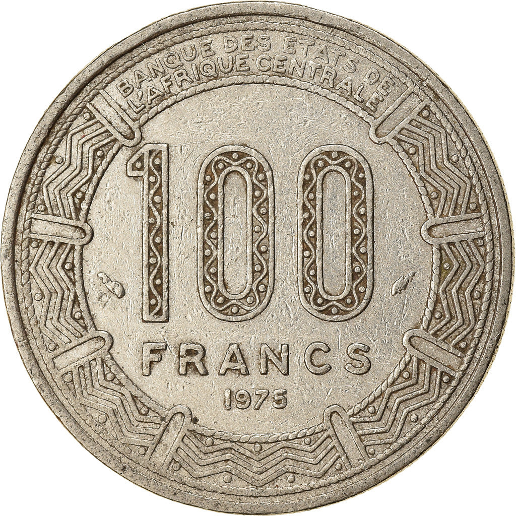 Monnaie, Gabon, 100 Francs, 1975, Paris, TTB, Nickel, KM:13