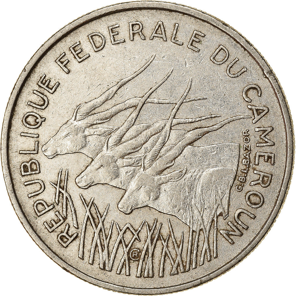 Münze, Kamerun, 100 Francs, 1971, Paris, SS, Nickel, KM:15