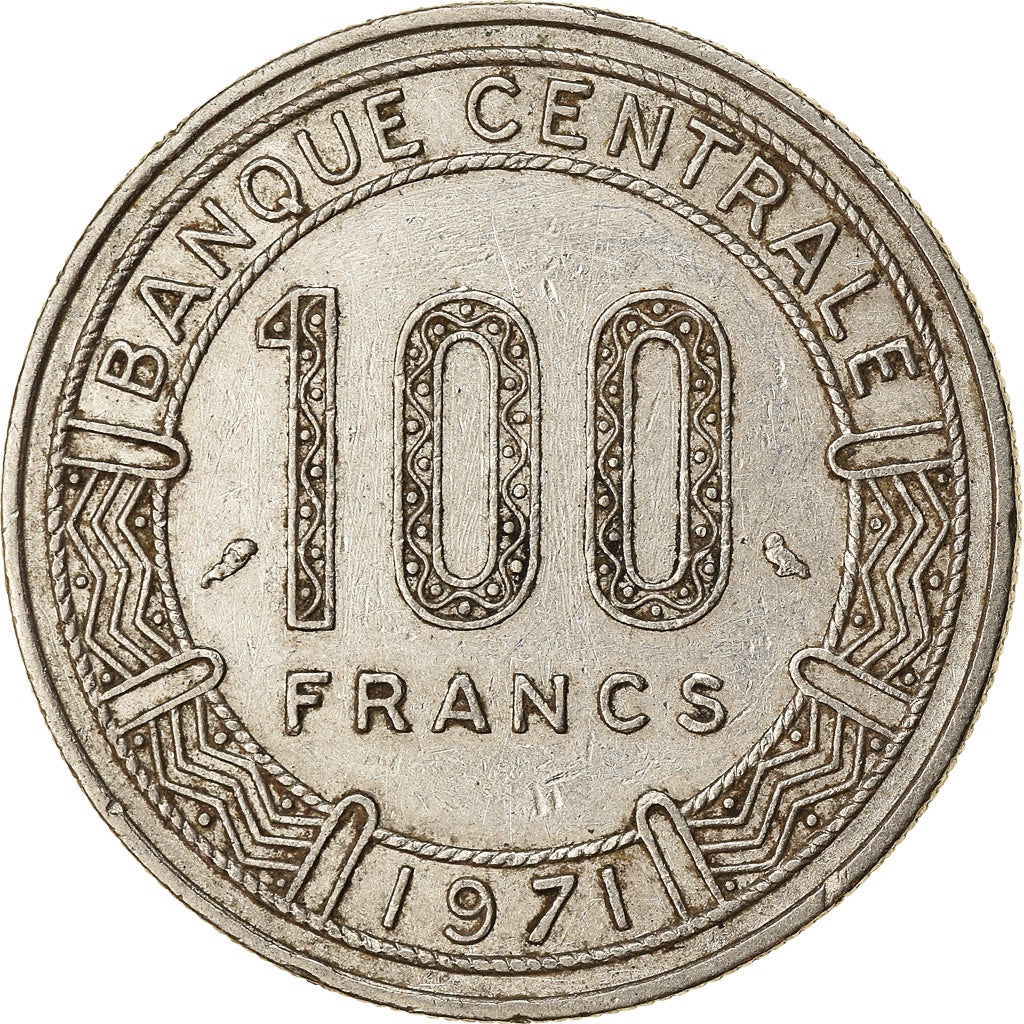Münze, Kamerun, 100 Francs, 1971, Paris, SS, Nickel, KM:15