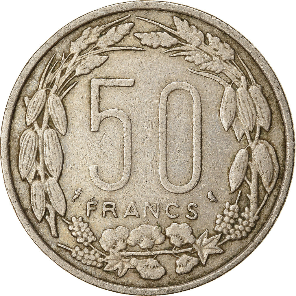 Münze, Äquatorial Afrikanische Staaten, 50 Francs, 1961, Paris, SS