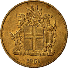 Münze, Iceland, Krona, 1961, SS, Nickel-brass, KM:12a