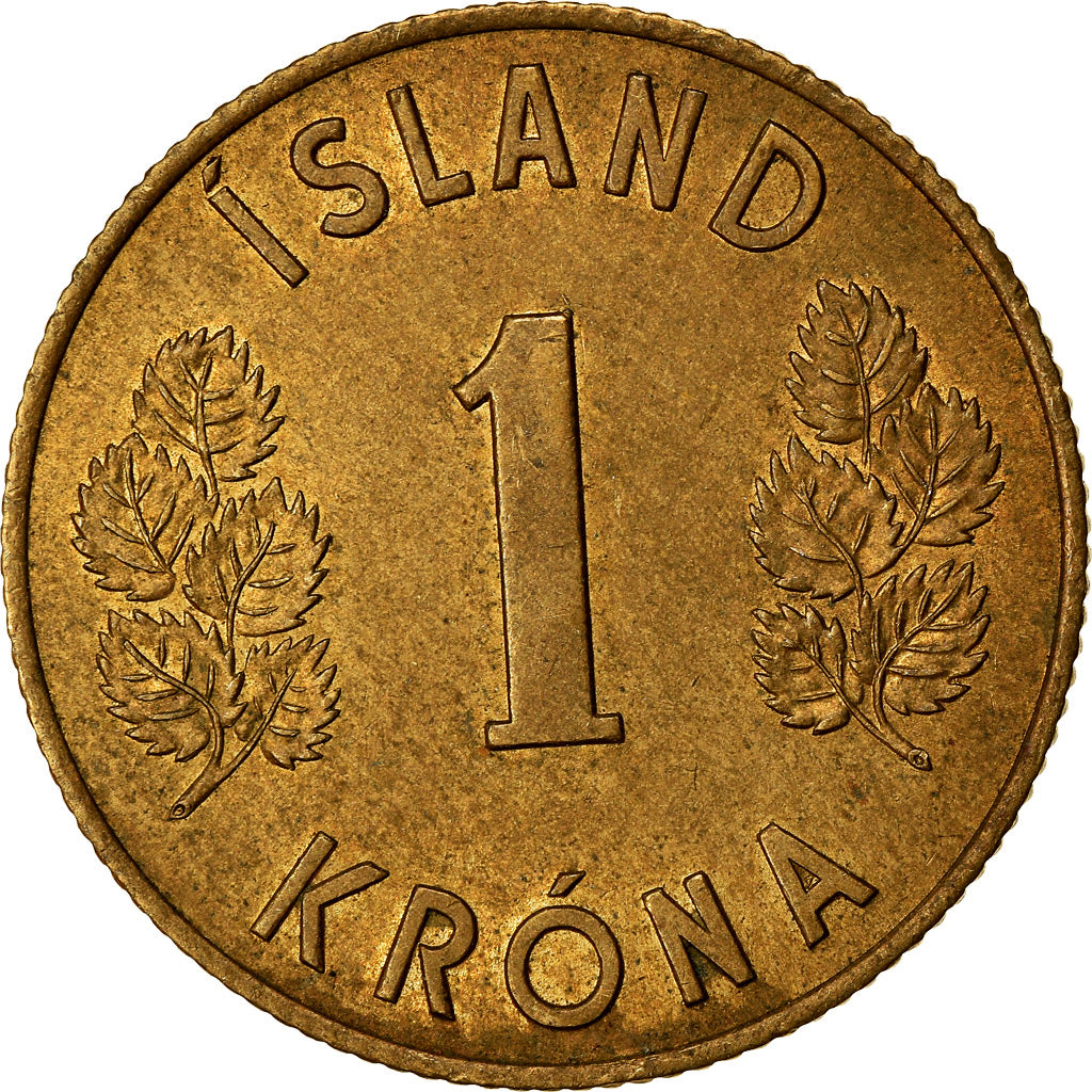 Münze, Iceland, Krona, 1961, SS, Nickel-brass, KM:12a