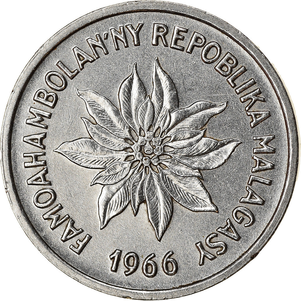 Monnaie, Madagascar, Franc, 1966, Paris, TTB, Stainless Steel, KM:8