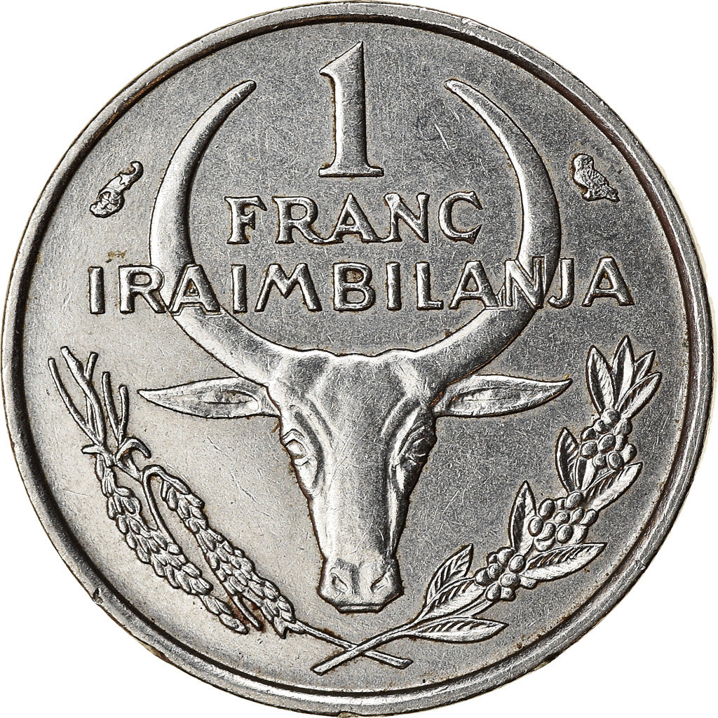 Monnaie, Madagascar, Franc, 1966, Paris, TTB, Stainless Steel, KM:8