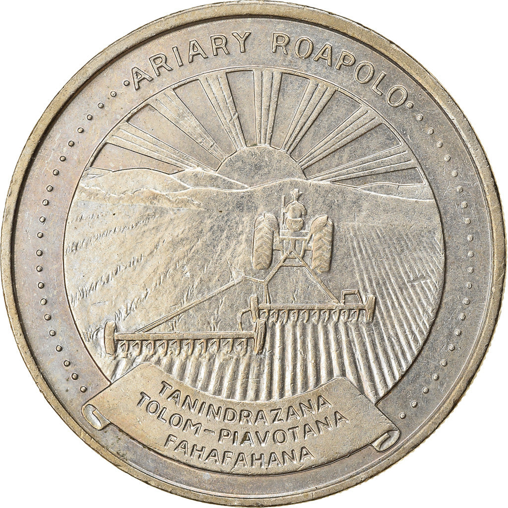 Moneta, Madagascar, 20 Ariary, 1983, BB, Rame-nichel, KM:14b