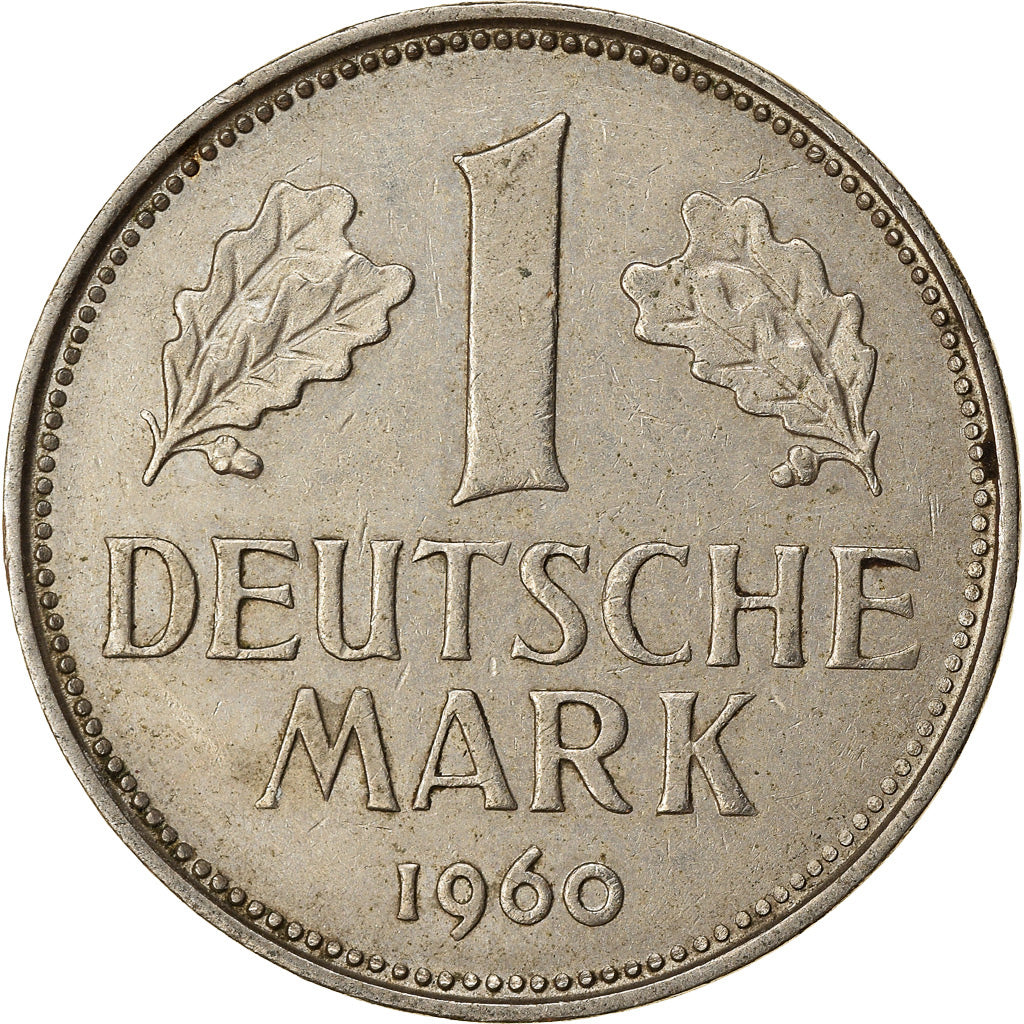 Münze, Bundesrepublik Deutschland, Mark, 1960, Hambourg, SS, Copper-nickel