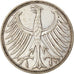 Moneta, GERMANIA - REPUBBLICA FEDERALE, 5 Mark, 1951, Karlsruhe, BB, Argento