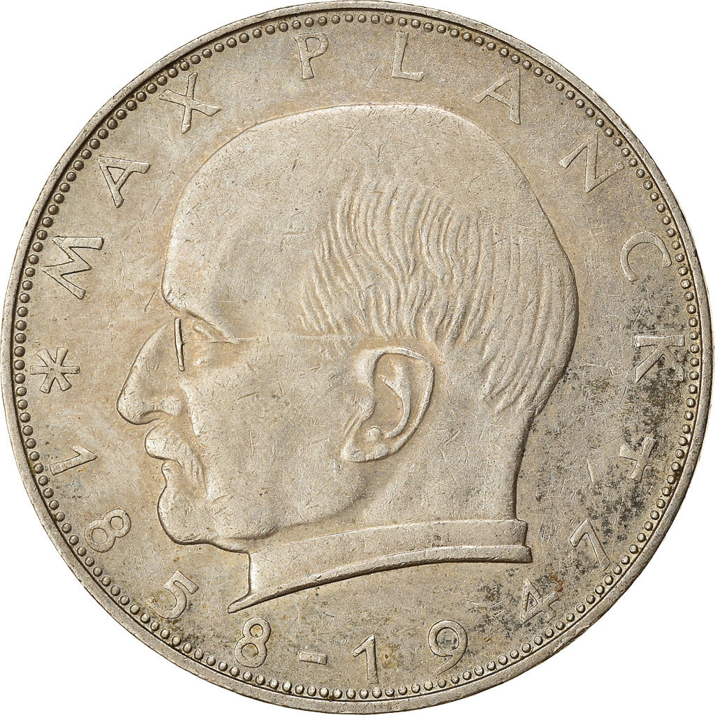Moneta, GERMANIA - REPUBBLICA FEDERALE, 2 Mark, 1961, Munich, BB, Rame-nichel