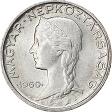 Moneta, Ungheria, 5 Filler, 1960, Budapest, BB, Alluminio, KM:549