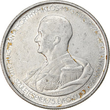 Moneda, Hungría, 5 Pengö, 1943, MBC, Aluminio, KM:523