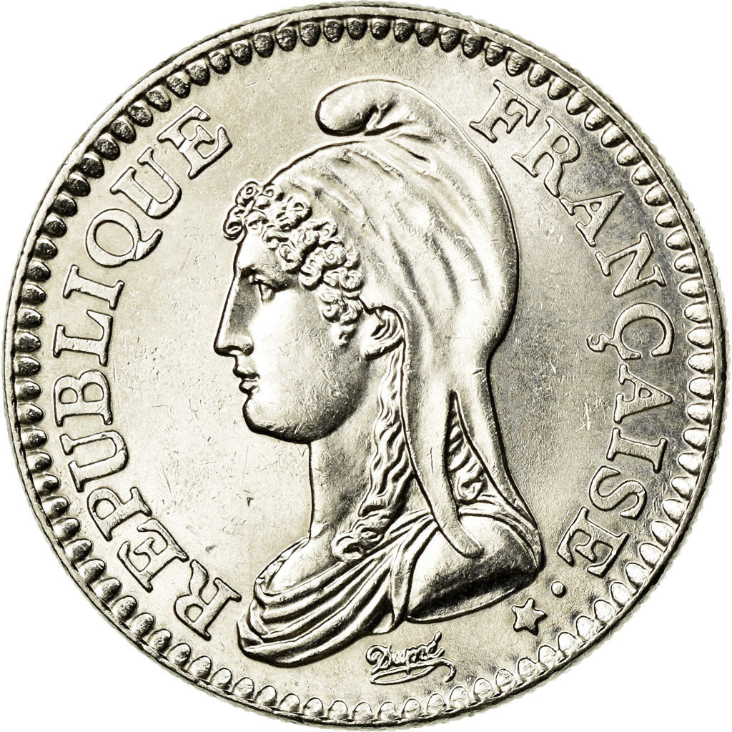 Coin, France, République, Franc, 1992, MS(65-70), Nickel, KM:1004.1