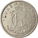 Coin, Luxembourg, Charlotte, Franc, 1935, EF(40-45), Nickel, KM:35