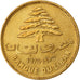 Monnaie, Lebanon, 25 Piastres, 1975, TTB, Nickel-brass, KM:27.1