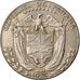 Münze, Panama, 1/2 Balboa, 1975, SS, Copper-Nickel Clad Copper, KM:12b