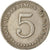 Coin, Panama, 5 Centesimos, 1973, EF(40-45), Copper-nickel, KM:23.2