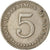 Moneda, Panamá, 5 Centesimos, 1973, MBC, Cobre - níquel, KM:23.2