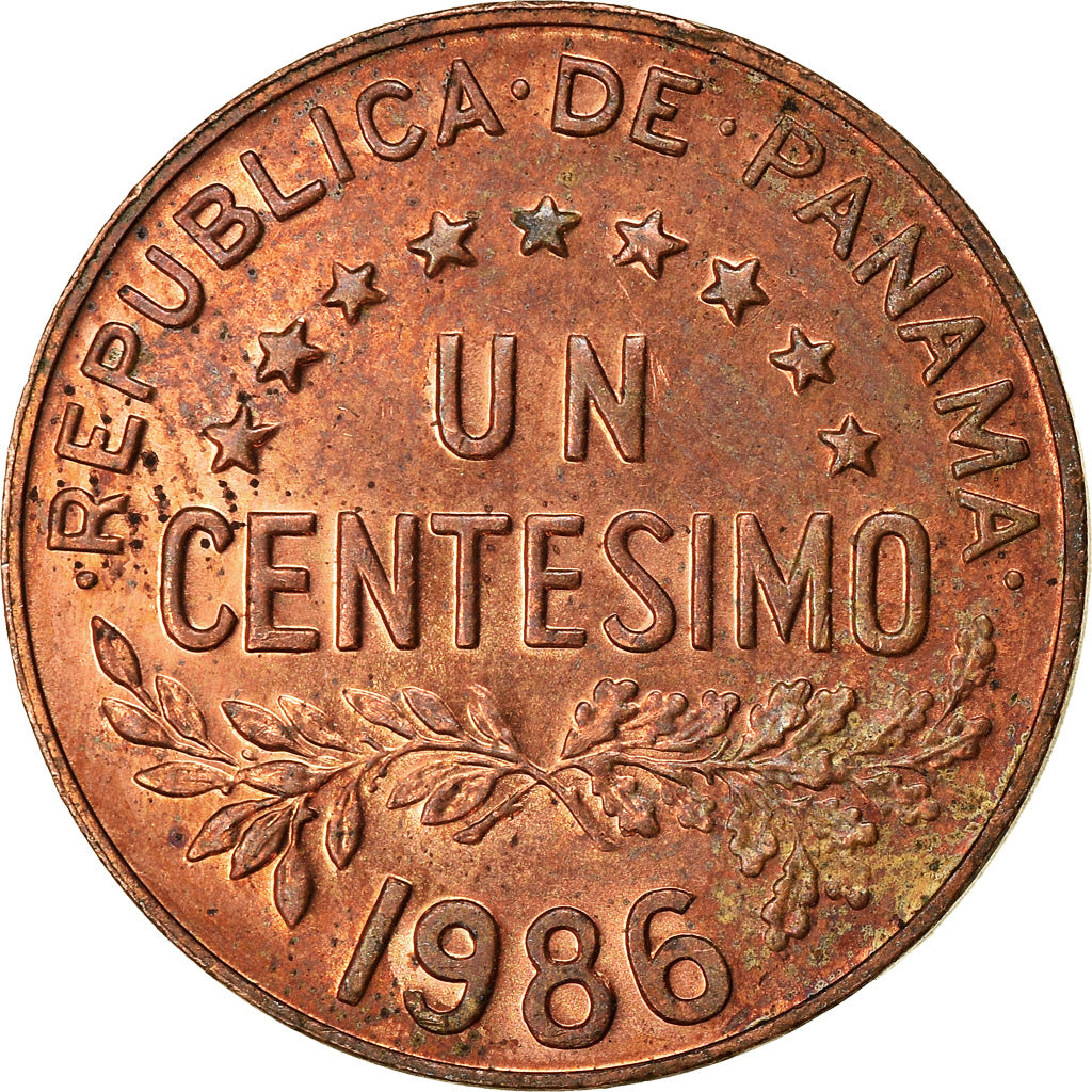Moneta, Panama, Centesimo, 1986, U.S. Mint, BB, Bronzo, KM:22